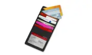 Loyalty Reward Card Organizer Insurance Sun Visor Car Auto Purse Holds 20 Cards