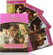 Oeedsns Lovers Tarot Card Oracle Deck - 44 Cards for Beginners, Romance Angel Reading, Hand Gilded, Rare Out of Print by Doreen Virtue