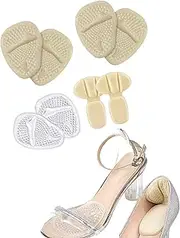Heel Inserts for Women | Ball of Foot Cushions for Women High Heel (3 Pairs Foot Pads) - Helps with Pain Instantly - One Size Fits Shoe Inserts for Women