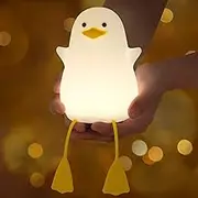 Anywin Cute Night Light, Duck Lamp for Kids With Warm Color & Dimming Function, 1200mAh Rechargeable, 20' Timer & Touch Control - Holiday Gifts for Boys Girls Adults or Room Decor