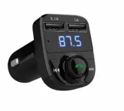 3.1A Dual USB Port Handsfree Car Charger Bluetooth FM Transmitter Music adapter