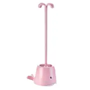 Lovely Toilet Brush Set Toilet Cleaning Brush With Holder Whale Shape Scrubber Home Cleaning Tools