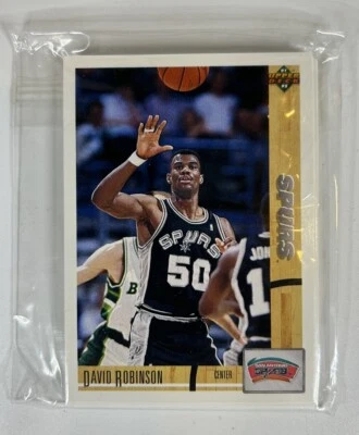 1991-92 Upper Deck Spurs 13 card Team Set - with two David Robinson cards