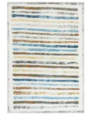 [Marlow] Stripe Machine Washable Cozy Are Rugs in Multi