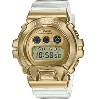 在飛比找ETMall東森購物網優惠-CASIO G-SHOCK 霸氣時尚金色鋼 G運動錶-(GM