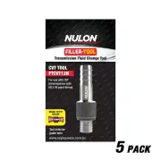 5 x Nulon High Quality Aluminium Filler-Tool FTCVT12N for CVT M12 Thread