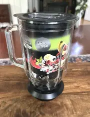 NEW BRAUN Puremix durable glass jug with lid and blade 7 cup
