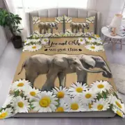 Elephant Bedding Set, Gift for Elephant Lovers - BD175PA06