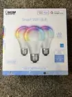 FEIT Electric 0M60/RGBW/CA/AG Smart Wi-Fi Bulbs (3 PACK) LED 60-WATTS 800 Lumens