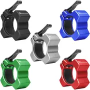 METEOR 50mm Aluminium Quick-Release Olympic Barbell Collars Clips Clamps One Pair