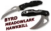Spyderco Byrd Meadowlark Hawkbill Serrated Edge BY22SBK