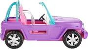 Barbie Off-Road Vehicle, Purple with Pink Seats and Rolling Wheels, 2 Seats, 3 to 7 Year Olds