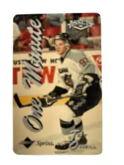 Jeff ONEILL 1995 Score Board Assets One Minute Collectors Phone Card