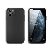 [NB-PHC-I12-PRO-BK] Silicone Shockproof Black Case Cover for iPhone 12 Pro with Lens Protection