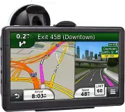 GPS Navigation for Car, 2024 Map 7 Inch Touch Screen Car GPS, Voice Turn Directi