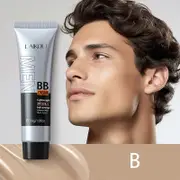 Mens BB Cream, Tinted Moisturiser BB Cream Foundation, Mens Concealer Colour Correcting Cream, for Cover Blemishes B