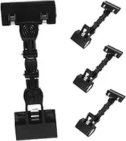 Gatuida 4PCS Double Head Rotating Clips for Paper Versatile Memo Holder Clip Painting Clamp for Office School and Home Use