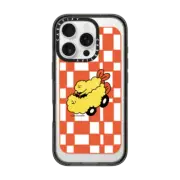 iPhone 16 Pro Impact Case Checkered Shrimp Ride by SADSHRIMPS