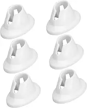 NOLITOY 6pcs Nail Polish Racks Dark Red Gel Polish Holders Gel Base Coat Spill