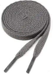 Flat Shoelaces 5/16" Wide Solid Color Strings for Athletic Sneakers Boots & Shoe