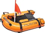 Palantic Scuba Diving Inflatable Gangway Float Boat with Dive Flag & Air Pump, Orange