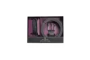2pc Jeff Banks Men's Cut To Size Belt & Hand Wrist Bracelet Accessory Set Black