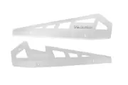 Pro Armor Rock Sliders Guard Protector White Polaris RZR 900 XP 1000 Turbo