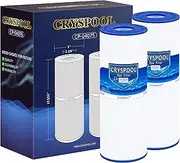 Cryspool® 04075 Filter Compatible with C-4950, PRB50-IN, FC-2390, Guardian 413-212-02, J200 Series Filter, 03FIL1600, 373045, Cal Spa Hot Tub Filter, 50 Sq. Ft Spa Filter Cartridge, 2 Pack