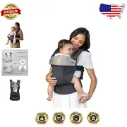 LÍLLÉbaby Complete Charcoal Baby Carrier: 360-Degree Positions & Mesh Panel