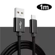 1M Nylon Type C USB-C Cable Charge Charging Fast Charger For iPhone 15 16 Samsung