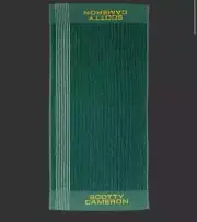 Scotty Cameron Vintage Caddy Towel 2024 Masters Green/White/Yellow (NEW)