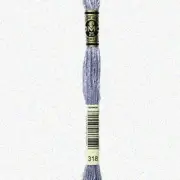 SoftStitch Silver Thread - Perfect for Embroidery, 318 per Skein