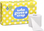 Who Gives a Crap 3Ply Toilet Paper (Pack of 6)