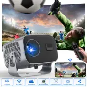 4K Mini LED Projector 12000 Lumen 5G WiFi Bluetooth Android HDMI Home Theater AU