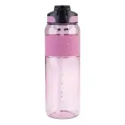 NEW OASIS TRITAN SPORTS BOTTLE WITH SIPPER & STRAW 1 LITRE Drink Water PINK