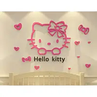 在飛比找蝦皮購物優惠-Kitty3D立體壁貼@001