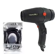 Bundle 2: (1) Turbo Power Twin Turbo 3500 Ceramic & Ionic Hair Dryer Black and