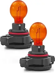 AUGREX 2pcs PSY24W Headlight Fog Light Bulb DC12V 24W, Front Turn Signal DRL Parking Lights Replacement, Yellow/Amber 3000K-4000K