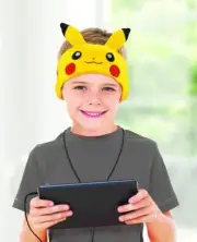Pokemon Pikachu Kids Headphone Headband School Volume Limiting Speaker Gift Toy