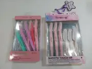 NEW The Crème Shop Flawless Finish Smooth Touch Up Predcision Face Razors 2 Box