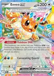 Pokemon - Eevee ex 075/131 – Prismatic Evolutions – Double Rare – Foil Single Card