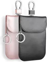 Teskyer Key Fob Protector, 2 Pack of Faraday Bags, Anti-Hacking Faraday Case,...