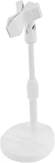 PENIKOKO Nail Lamp Holder Curing Lamp Clamp Nail Polish Lamp Stand LED Nail Lights Stand Nail Table Lamp Stand Mic Stand Desk Aquarium Light Holder Microphone Mic Stand Plastic White
