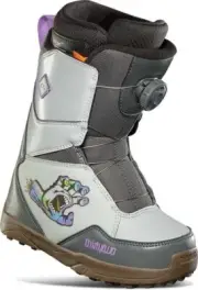 ThirtyTwo Youth Lashed BOA Santa Cruz Snowboard Boots (6) Grey / Gum