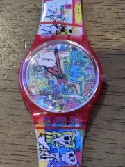 Autographed Swatch Tokyo Manga Map 1997