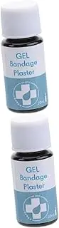 Healeved 2 Pcs Gel Plaster Waterproof Quick-drying Air Permeable Non-irritating Brush Included for Cooking Sports