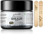 Aurazon Pure Himalayan Shilajit Resin High Potency Gold Grade for Men & Women 85+ Trace Minerals & Fulvic Acid Complex | Energy, Mental, Immune Support 2 Month Supply