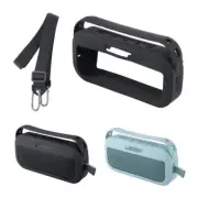 Silicone Cover Case For Bose Soundlink Flex Bluetooth Speaker w/ Shoulder Strap