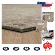 Plush 1/2" Thick Non-Slip Rug Pad - Ideal for Area Rugs and Flooring Protection
