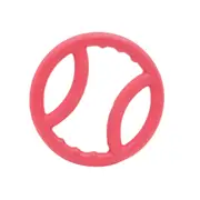 Zippy Paws ZippyTuff Squeaky Ring Interactive Pet Dog Squeaker Toy Pink